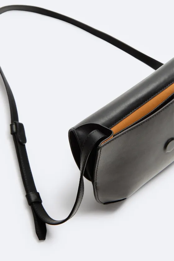 КОЖАНАЯ СУМКА ЧЕРЕЗ ПЛЕЧО