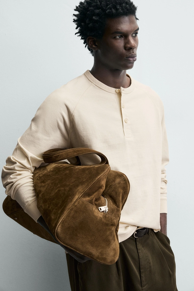 Футболка с горловиной хенли