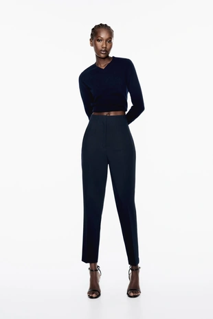 Брюки с высокой посадкой - Заказать в России