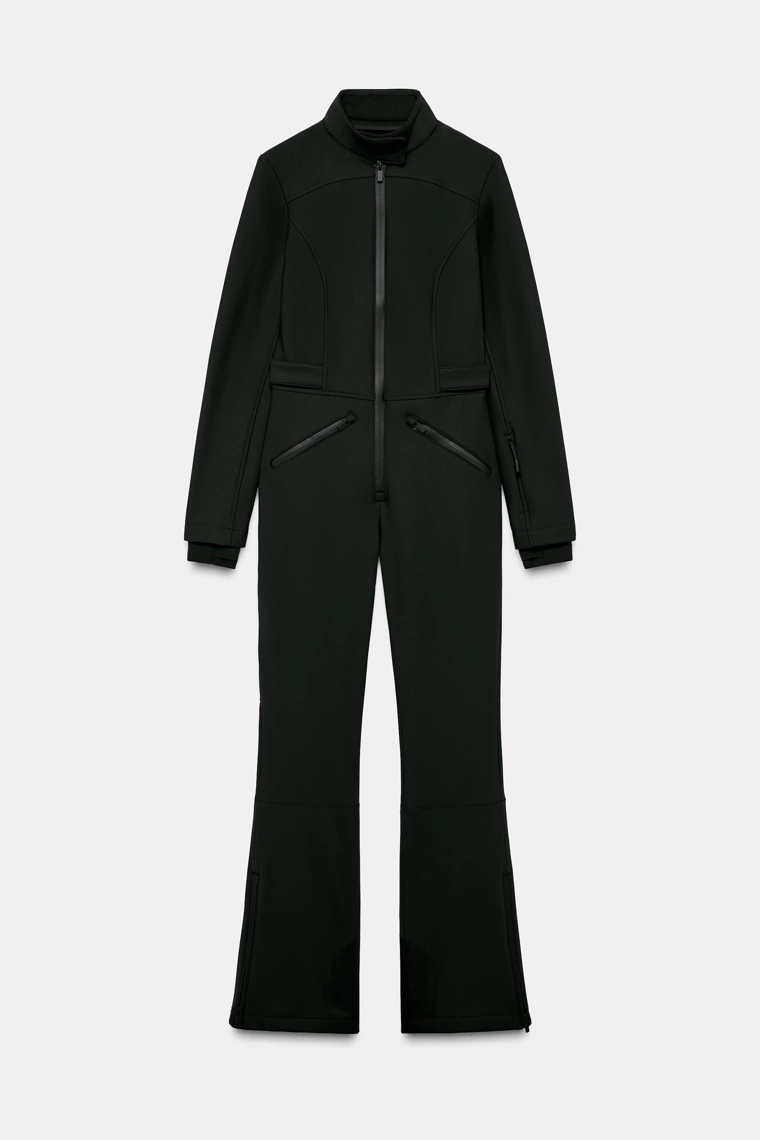 Моно костюм для лыж с технологией recco®: ветронепроницаемый, водоотталкивающий