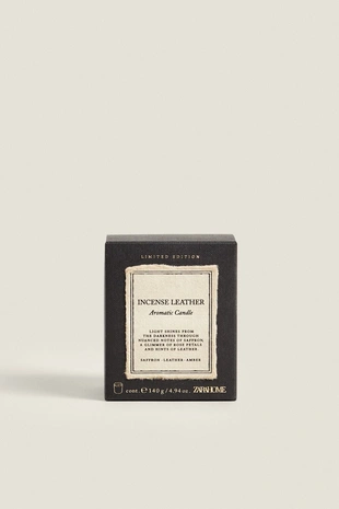 (140 G) свеча с ароматом кожи и ладана- Заказать в России