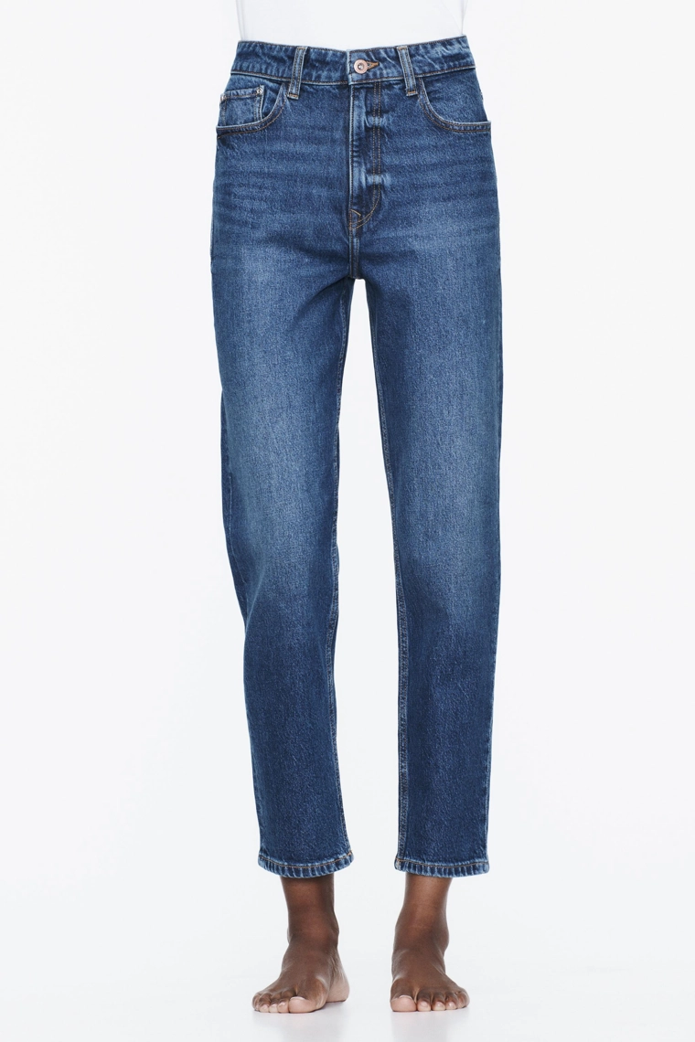 Джинсы z.01 с высокой талией и свободным кроем