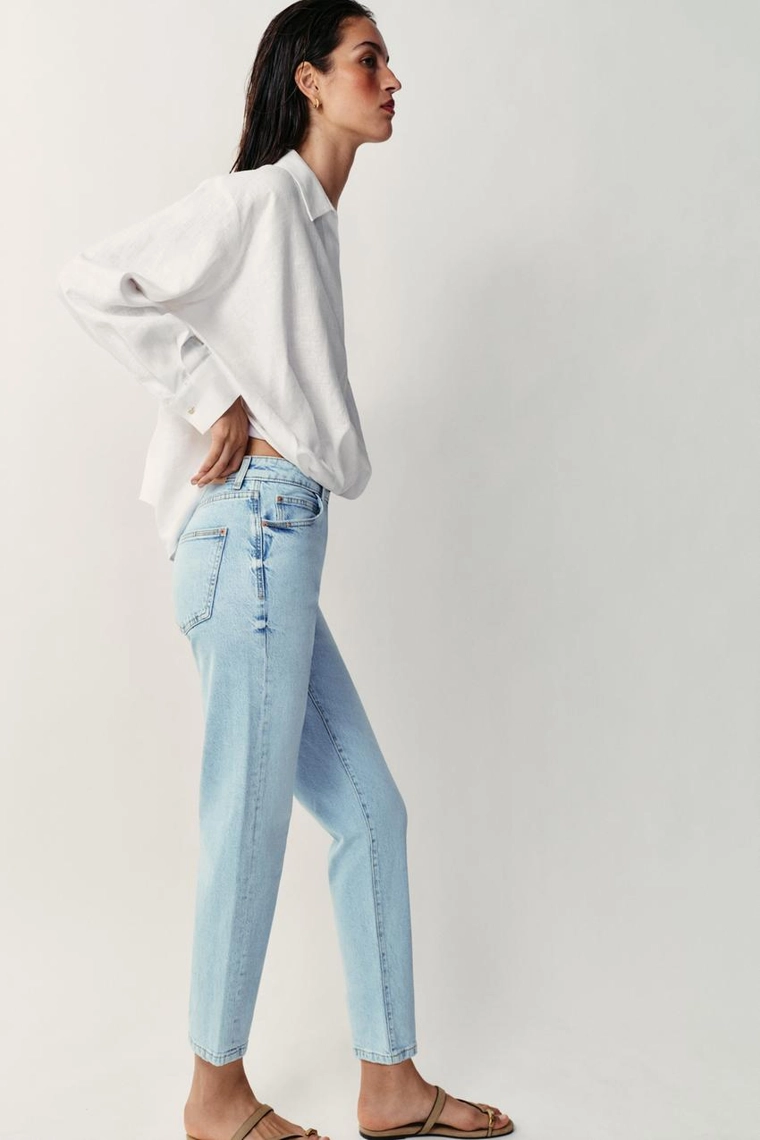 Джинсы z1975 mom fit с высокой посадкой