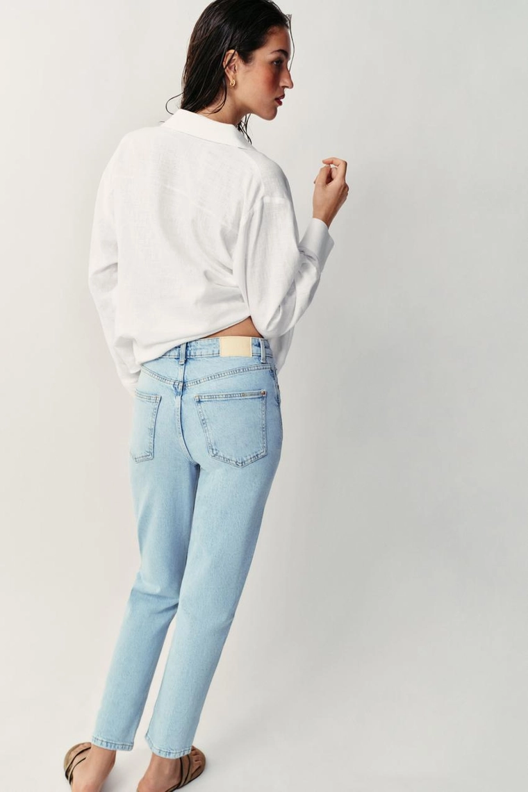 Джинсы z1975 mom fit с высокой посадкой