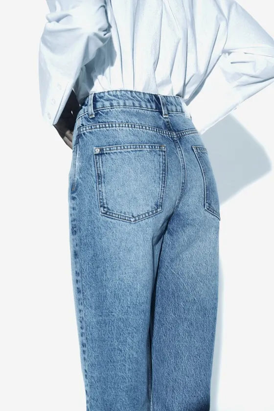 ДЖИНСЫ С ВЫСОКОЙ ПОСАДКОЙ Z1975 MOM FIT