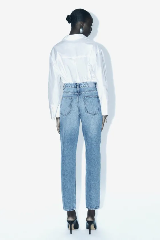 ДЖИНСЫ С ВЫСОКОЙ ПОСАДКОЙ Z1975 MOM FIT
