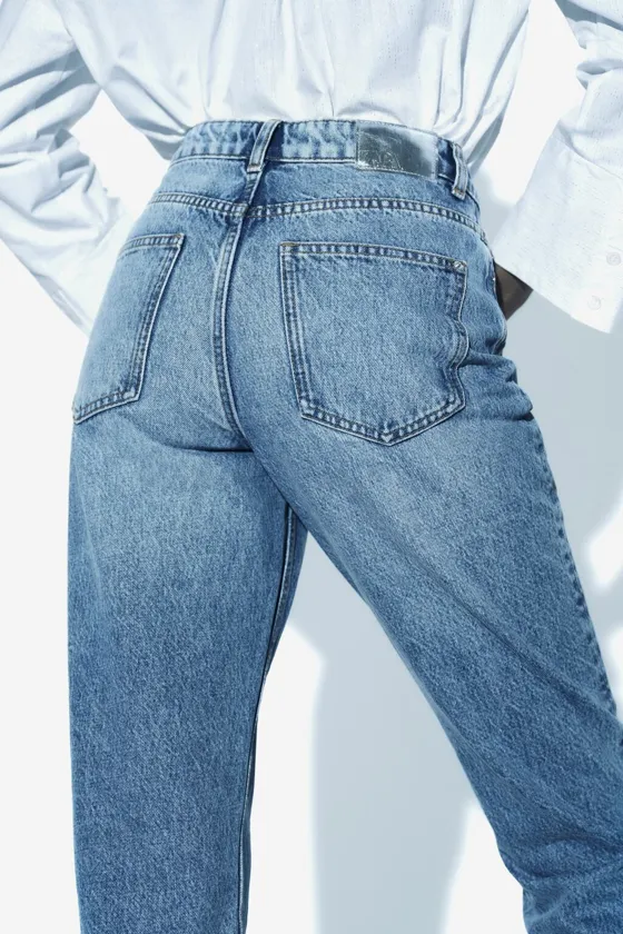 ДЖИНСЫ С ВЫСОКОЙ ПОСАДКОЙ Z1975 MOM FIT