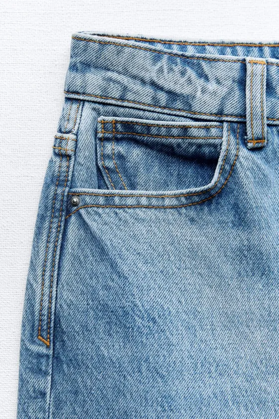 ДЖИНСЫ С ВЫСОКОЙ ПОСАДКОЙ Z1975 MOM FIT