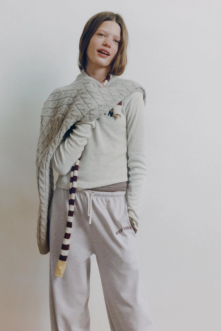 Брюки с принтом