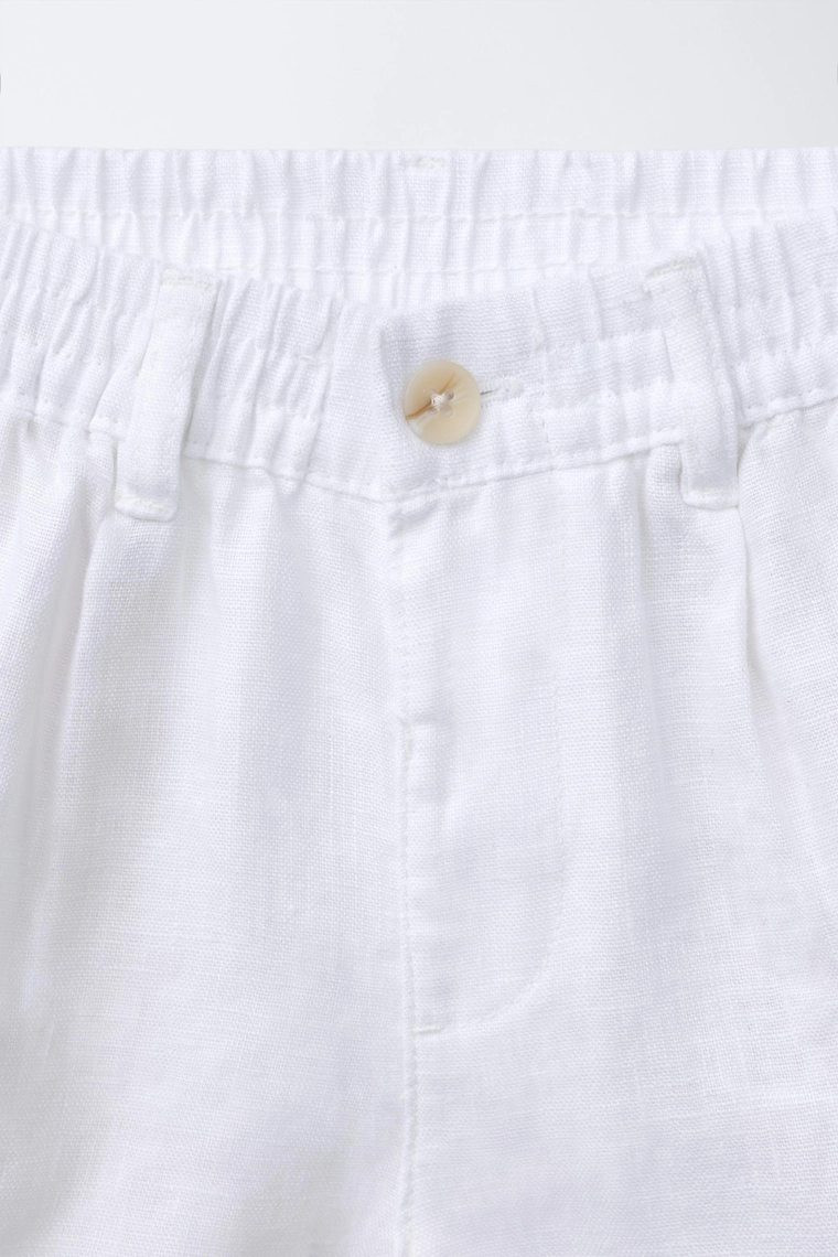 Бермуды из 100% льна