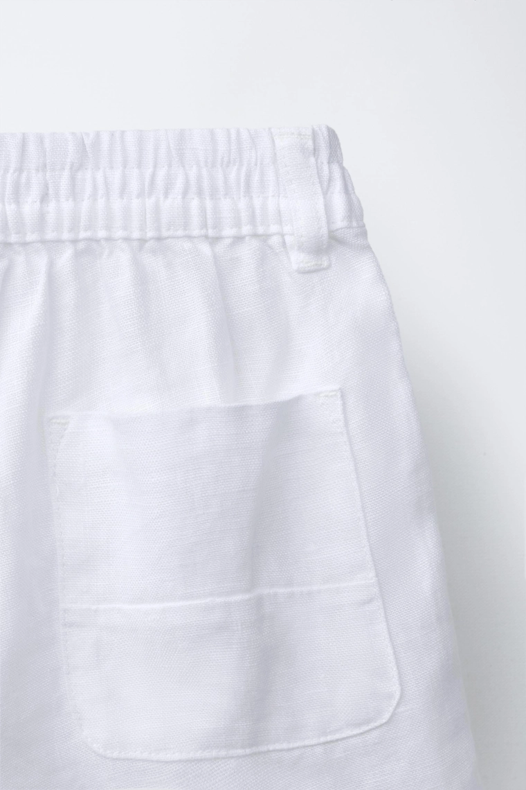 Бермуды из 100% льна