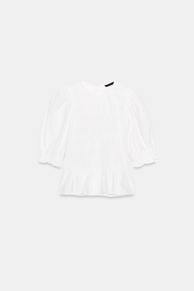 Топ смокинг с клетчатым узором