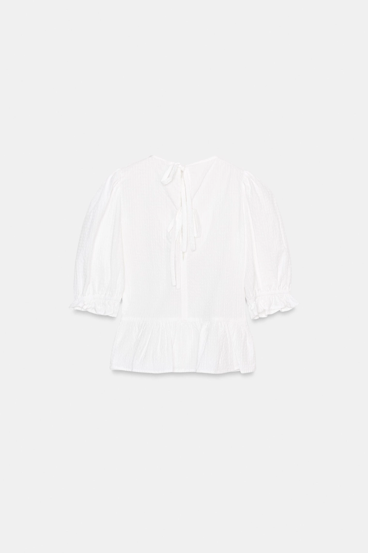 Топ смокинг с клетчатым узором