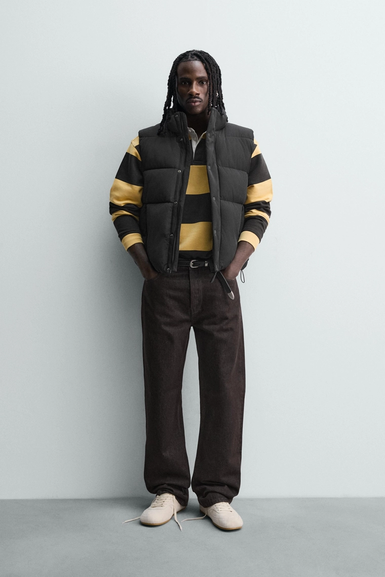 Облегающий пуховый жилет