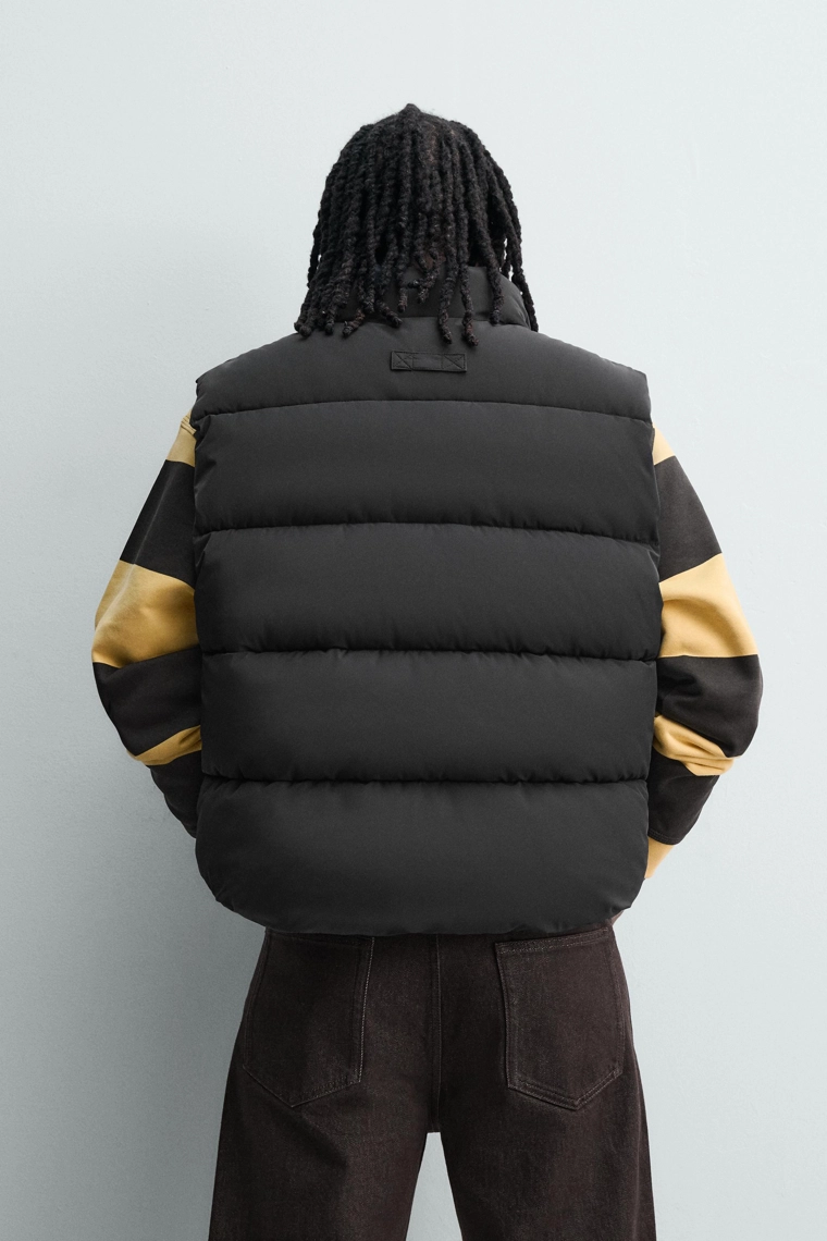 Облегающий пуховый жилет