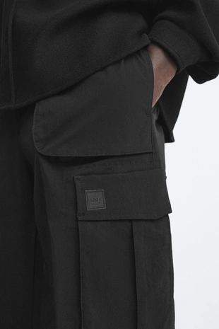 Брюки карго с эластичной талией- Заказать в России