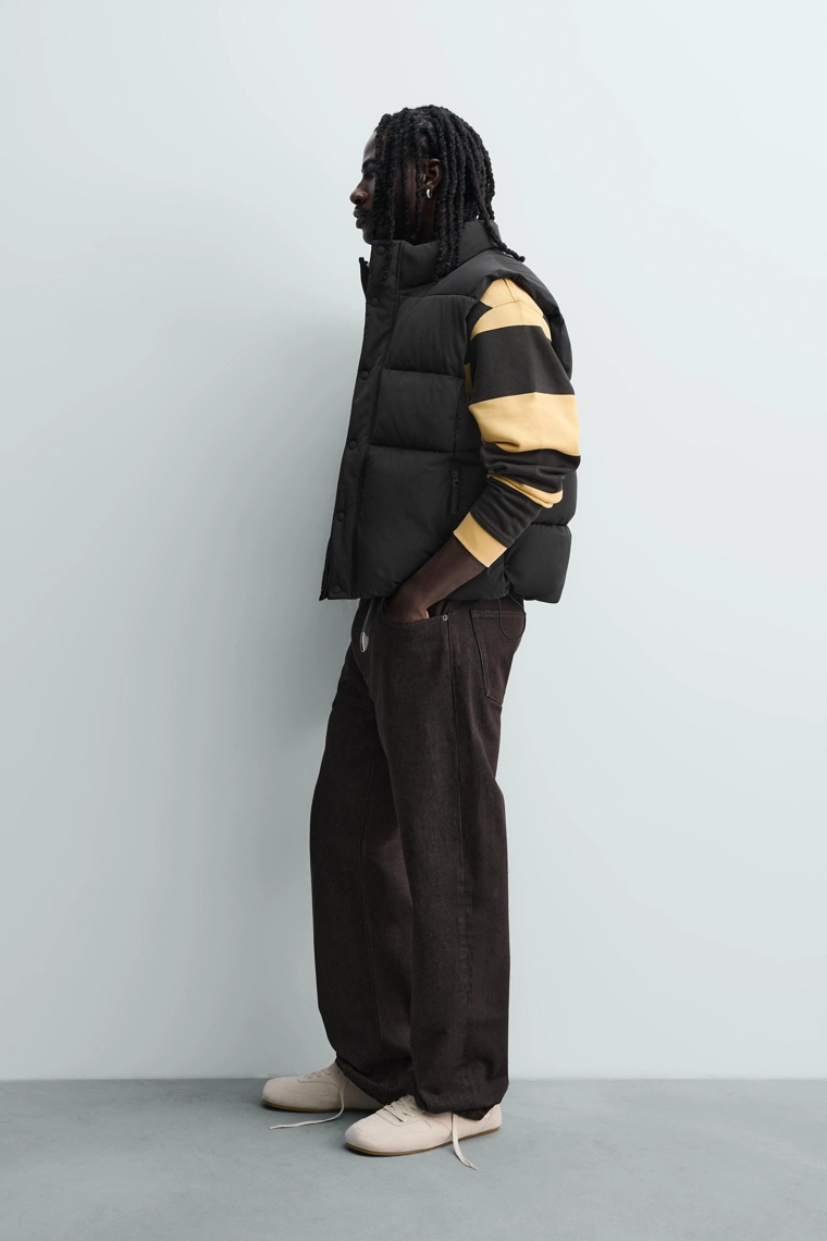 Облегающий пуховый жилет