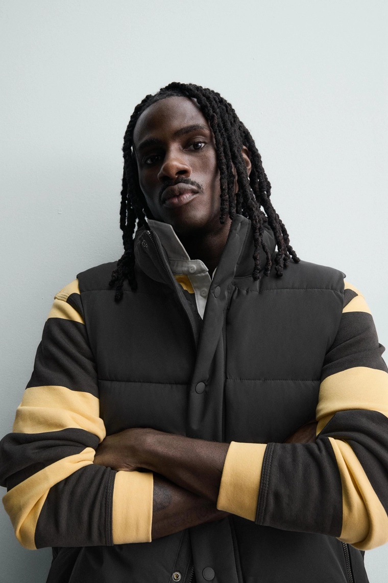 Облегающий пуховый жилет