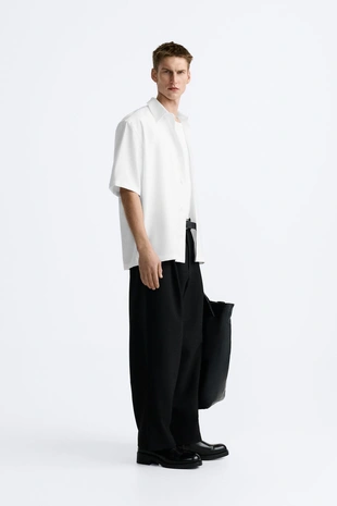 Рубашка струящегося покроя- Заказать в России