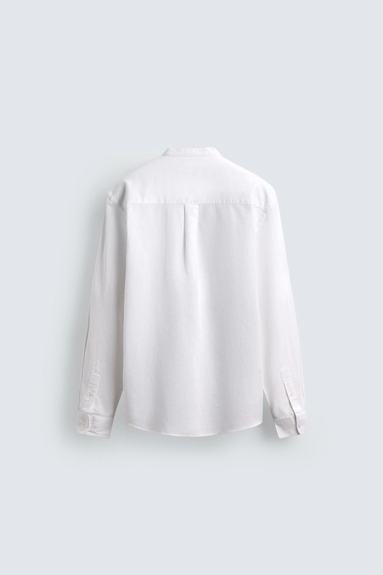 Рубашка из льна и хлопка