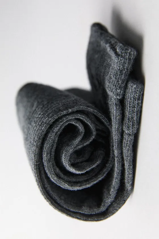 НОСКИ ИЗ ТОНКОГО ТРИКОТАЖА В РУБЧИК