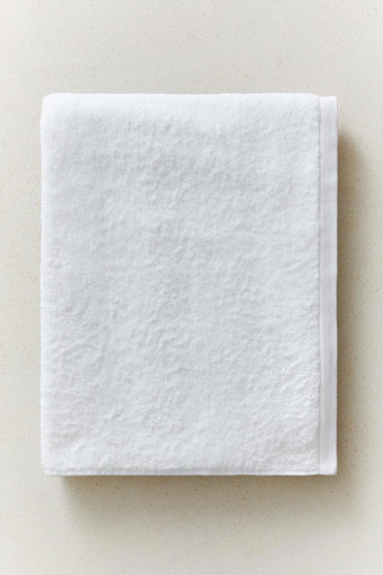 Простой банный полотенце из хлопкового трикотажа (500 gsm)