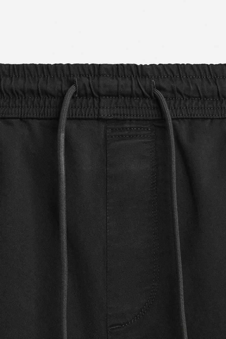 Брюки с завышенной талией faded jogger