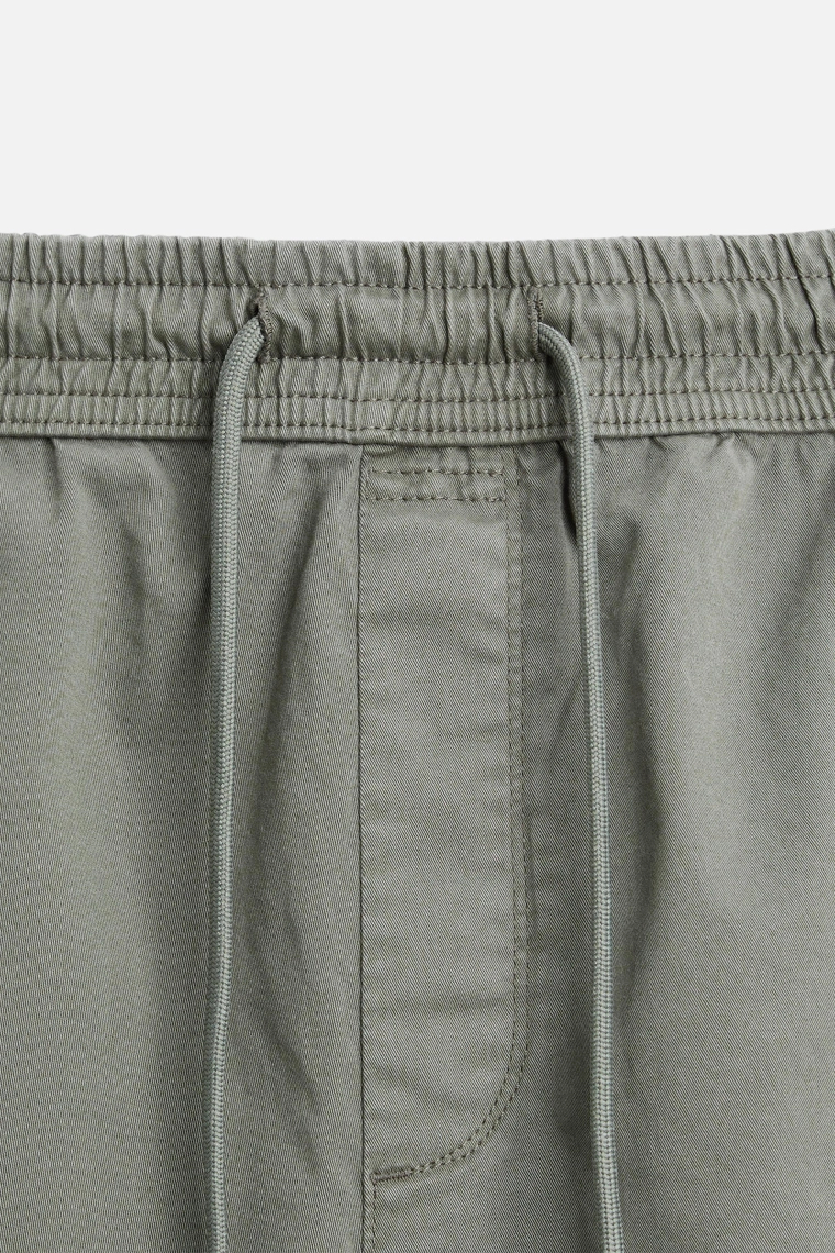 Брюки с завышенной талией faded jogger