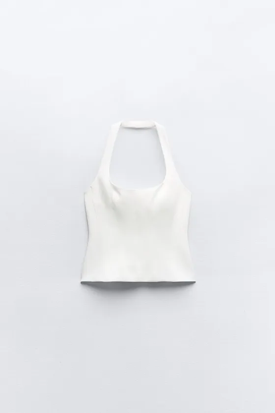 ОБЛЕГАЮЩИЙ ТОП С ГОРЛОВИНОЙ ХАЛТЕР