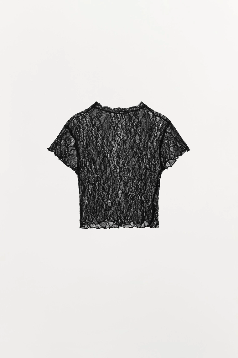 Топ-болеро из кружева