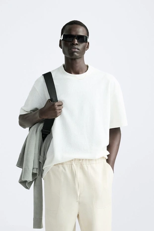 Футболка из рельефной ткани- Заказать в России