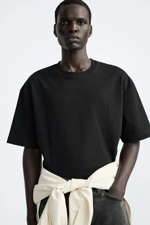 Футболка из рельефной ткани- Заказать в России