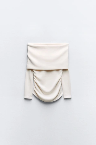 Свитер SOFT с открытыми плечами- Заказать в России