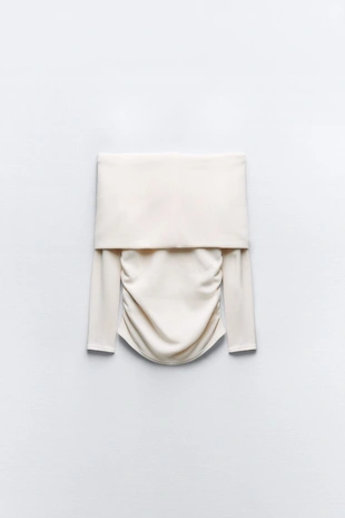 Свитер SOFT с открытыми плечами- Заказать в России