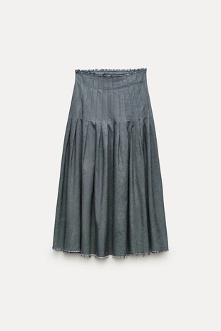 Плиссированная юбка миди — ZW COLLECTION- Заказать в России