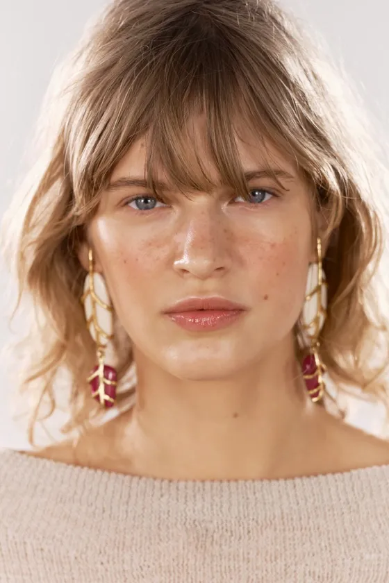 СЕРЬГИ С ЦВЕТНЫМИ КАМНЯМИ