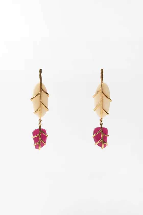 СЕРЬГИ С ЦВЕТНЫМИ КАМНЯМИ