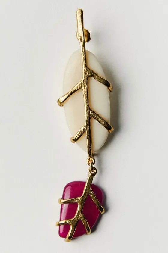 СЕРЬГИ С ЦВЕТНЫМИ КАМНЯМИ