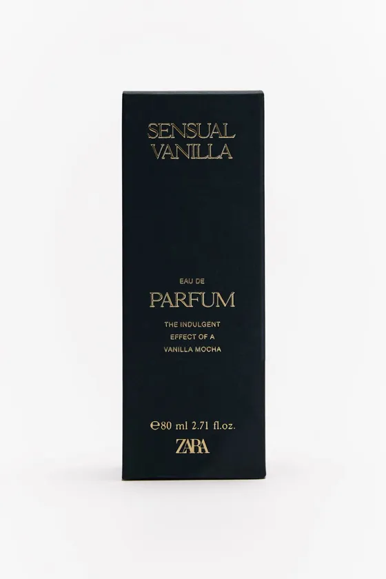 ТУАЛЕТНАЯ ВОДА  ZARA SENSUAL VANILLA EDP 80 МЛ 