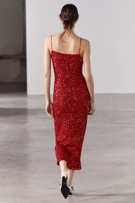 ПЛАТЬЕ С ПАЙЕТКАМИ — ZW COLLECTION