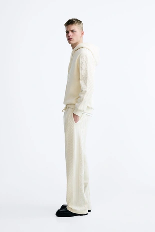 Комбинированные жаккардовые джоггеры- Заказать в России