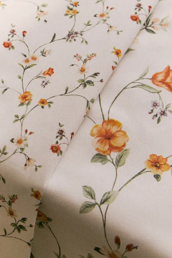 КУХОННОЕ ПОЛОТЕНЦЕ С ЦВЕТОЧНЫМ ПРИНТОМ (УПАКОВКА ИЗ 2 ШТУК)