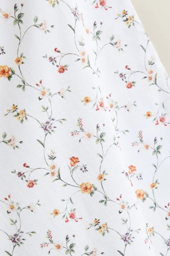 КУХОННОЕ ПОЛОТЕНЦЕ С ЦВЕТОЧНЫМ ПРИНТОМ (УПАКОВКА ИЗ 2 ШТУК)