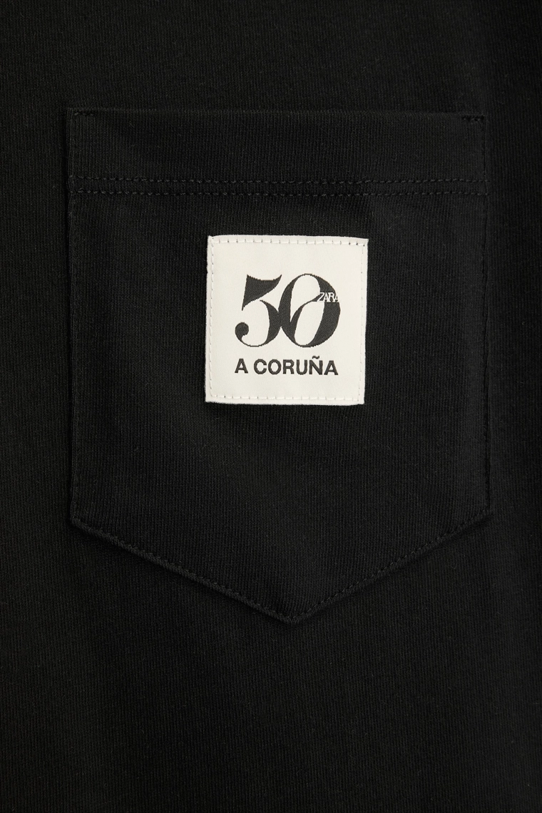 Футболка с карманом на плече к 50-летию