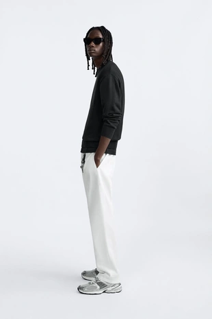 Свитер из хлопка и шерсти- Заказать в России