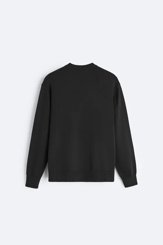 СВИТЕР ИЗ ХЛОПКА И ШЕРСТИ