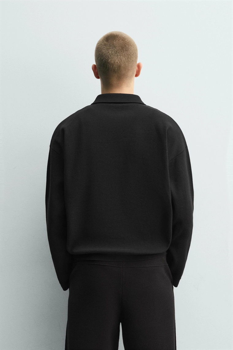 Поло из хлопкового трикотажа