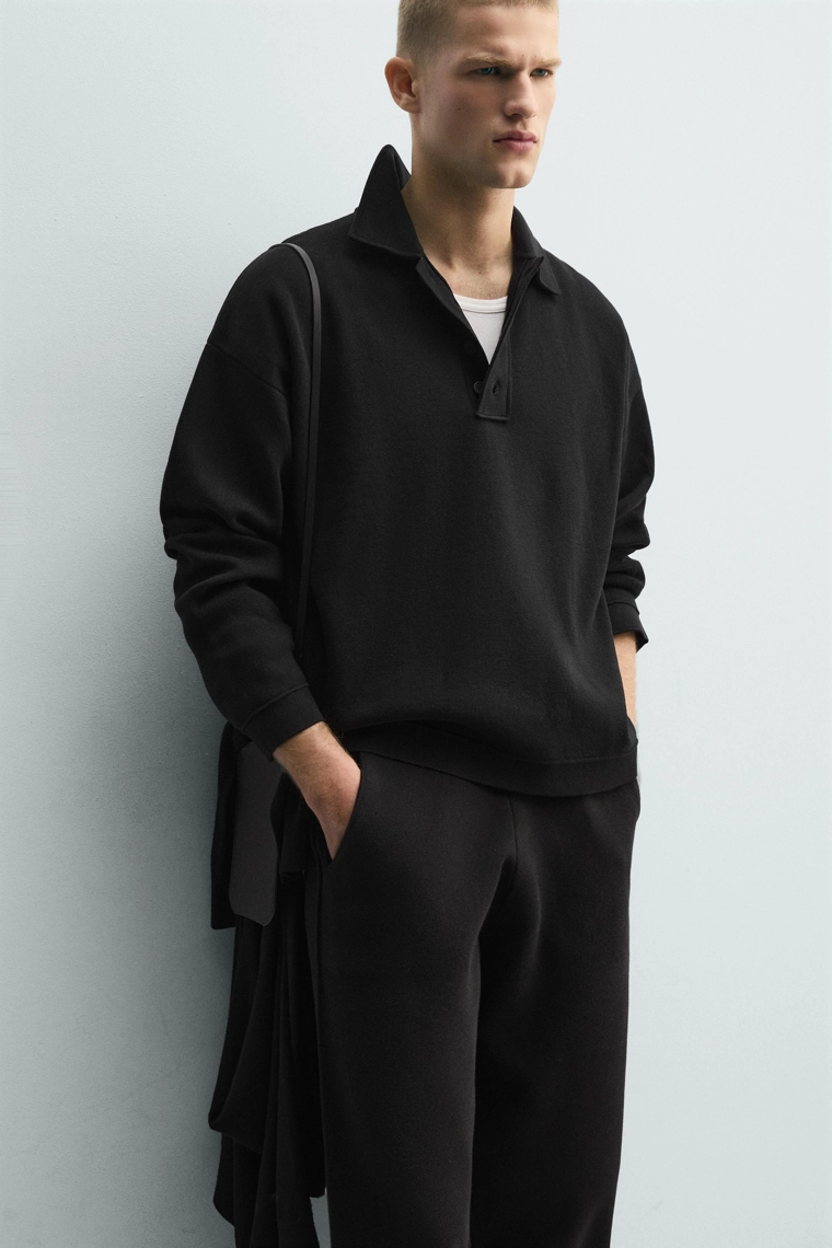 Поло из хлопкового трикотажа