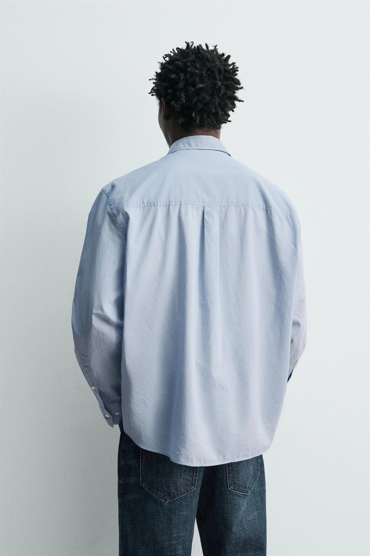 Рубашка из хлопкового вуаля