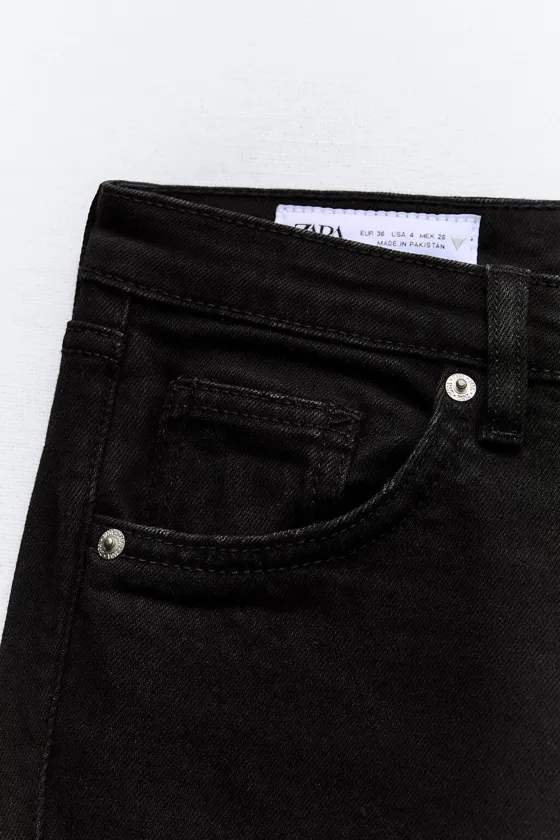 ДЖИНСЫ TRF CROPPED FLARE С ВЫСОКОЙ ПОСАДКОЙ
